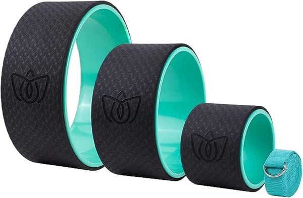 Florensi Yoga Wheel Set, 3-pack, green
